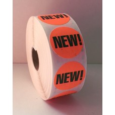 New - 1.375" Red Label Roll